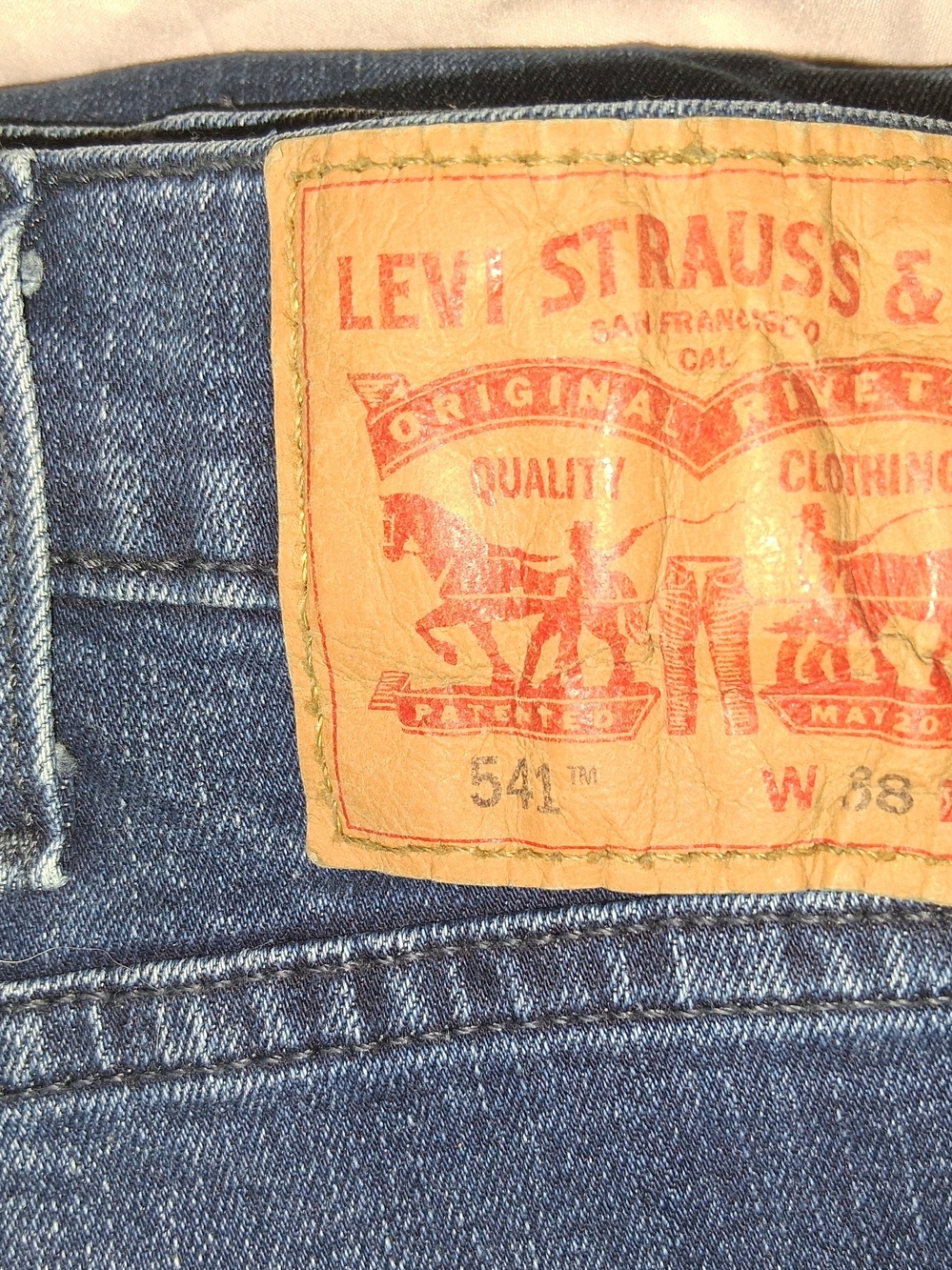 Levi's Men’s Relaxed 541 Jeans in Dark Blue